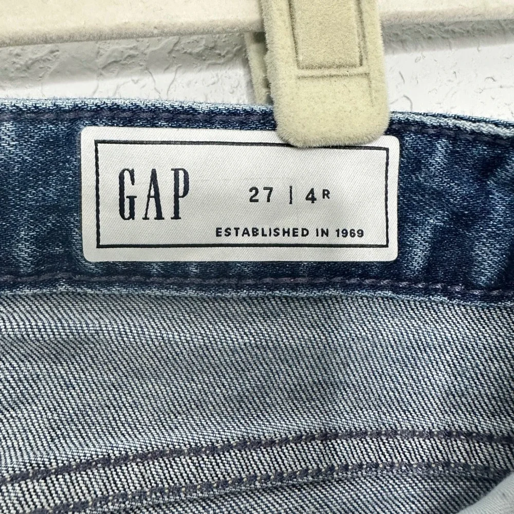 GAP Women's Jeans‎ Size 27 Medium Indigo Wash Bootcut Denim